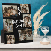 Vater-Script-Typografie 6-Foto-Collage Fotoplatte (Seite)