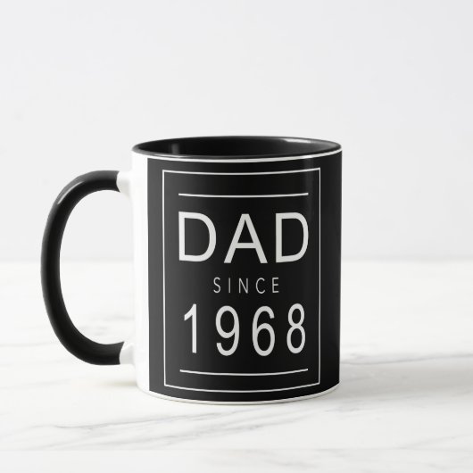 Vater Seit 1968 68 Ästhetik für Daddy Tasse (Links)