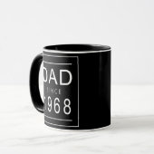 Vater Seit 1968 68 Ästhetik für Daddy Tasse (Vorderseite Links)