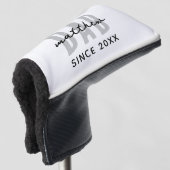 Vater seit 20XX Moderne, einfache Preppy Golf Headcover (3/4 Vorderseite)