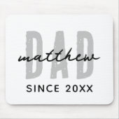 Vater seit 20XX Moderne, einfache Preppy Mousepad (Vorne)
