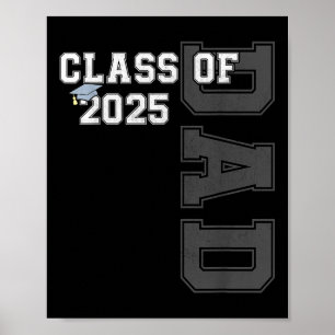 Vater Senior 2025 Proud-Vater eines Cl von 2025 Gr Poster