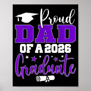 Vater Senior 2026 stolzer Vater eines Jahrgangs 20 Poster