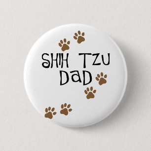 Vater Shih Tzu Button