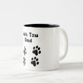 Vater Shih Tzu Zweifarbige Tasse (VorderseiteRechts)