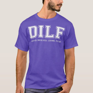 Vater Shirt DILF gewidmet engagierte Liebhaber Vat