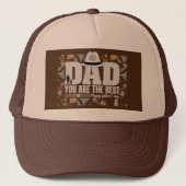 Vater Sie sind das beste Design Truckerkappe (Vorderseite)
