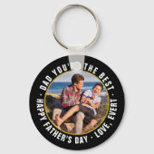 Vater Sie sind das beste Foto des Vaters Schlüsselanhänger (Vorderseite)