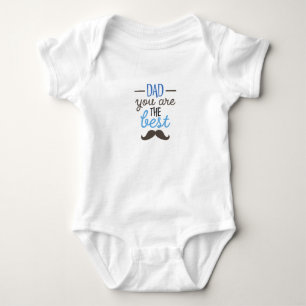 Vater Sie sind das beste lustige Vatertagsgeschenk Baby Strampler