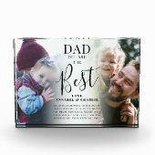 'VATER' Sie sind der beste Name und Angebotsschlüs Fotoblock (Vorderseite)