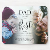 'VATER' Sie sind der beste Name und Angebotsschlüs Mousepad (Vorne)