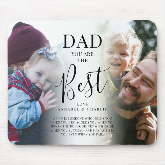 'VATER' Sie sind der beste Name und Angebotsschlüs Mousepad (Vorne)