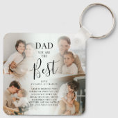 'VATER' Sie sind der beste Name und Angebotsschlüs Schlüsselanhänger (Rückseite)