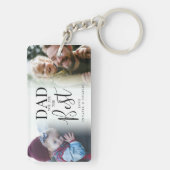 'VATER' Sie sind die beste 2-FotoCollage Schlüsselanhänger (Rückseite)