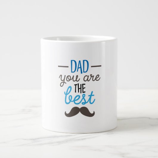 Vater Sie sind die beste Jumbo-Tasse (Vorderseite)