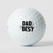 Vater Sie sind die Besten Golfball (Vorderseite)