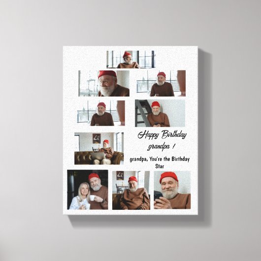 Vater Sie sind die Geburtslegende Leinwanddruck (Vorderseite)