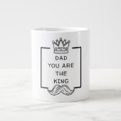 Vater Sie sind die King-Tasse Jumbo-Tasse (Vorderseite)