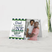 Vater Sie sind ein Loch im Foto eines Vaters Karte (Vorderseite)