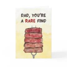 Vater Sie sind eine seltene Steak GRILLEN