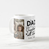 Vater Sie sind immer großartig Custom Zwei Foto Re Kaffeetasse (Vorderseite Links)
