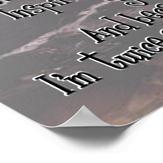 Vater~ Sie sind mein Held Poster (Ecke)