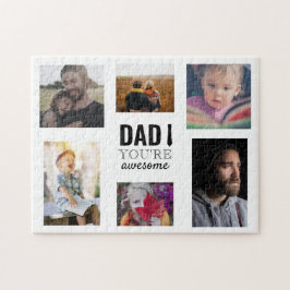Vater Sie sind Phantastisch Foto Collage Personali Puzzle