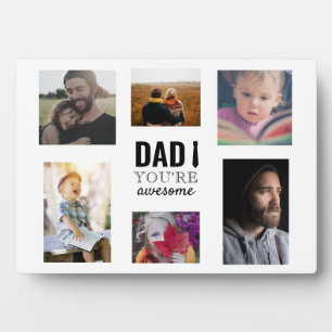 Vater Sie sind Phantastisch Foto Collage Vatertag Fotoplatte