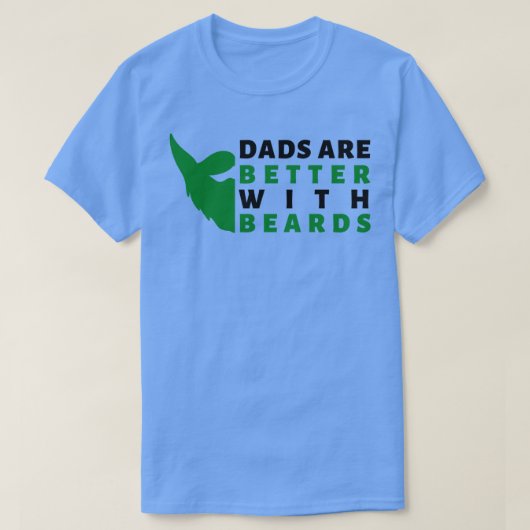 Vater sind besser mit Beards 73 T-Shirt (Design vorne)