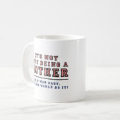 Väter sind keine Mütter, die sich lustig umarmen Kaffeetasse (Vorderseite Links)