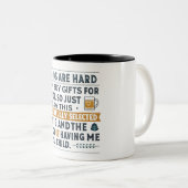 Vater sind schwer zu kaufen Geschenke für Fakten, Zweifarbige Tasse (VorderseiteRechts)