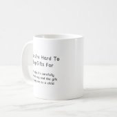 Vater sind schwer zu kaufen Geschenke für faktisch Kaffeetasse (Vorderseite Links)
