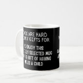 Vater sind schwer zu kaufen Geschenke für Kaffeetasse (Vorderseite Links)