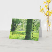 VÄTER SIND WIE BAUM-KARTE KARTE (Gelbe Blume)