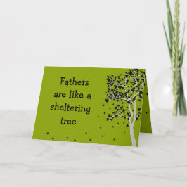 Väter sind wie ein Schutzbaum ~ Karte