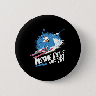 Vater Skifahrer Skifahren Snowboard Skilift Berge  Button