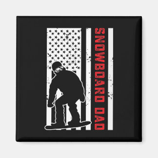 Vater Snowboarden Papa Sn Magnet