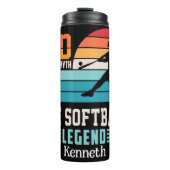 Vater Softball Legend Graphic Thermosbecher (Vorderseite)