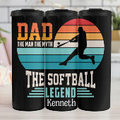 Vater Softball Legend Graphic Thermosbecher