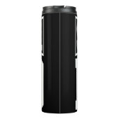 Vater Softball-Lüftergrafik Thermosbecher (Rückseite)