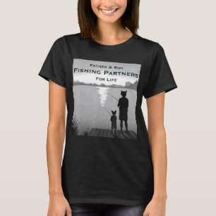 Vater Sohn Angeln Partner Fürs Leben Männer T-Shirt