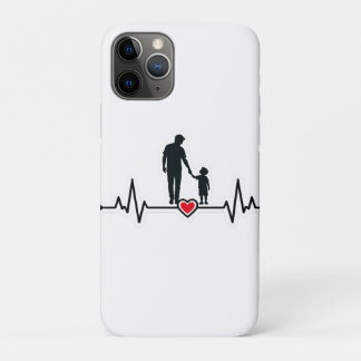 Vater & Sohn Herzschlag-Silhouette-Auszeichnungspl Case-Mate iPhone Hülle