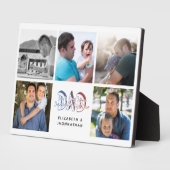 VATER Son & Daughter Zitat FotoCollage Familiennam Fotoplatte (Seite)