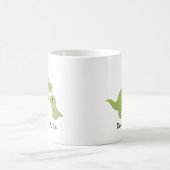 Vater & Son Dino Liebe - Personalisierte Familie Kaffeetasse (Mittel)