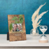 Vater Son Wood Stolz sein Sohn Foto Fotoplatte (Seite)