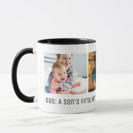 Vater Son's Hero Daughter Foto der ersten Liebe Tasse