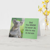 **VATER** SPASS VON IHREM SOHN **GEBURTSTAG** KARTE (Gelbe Blume)