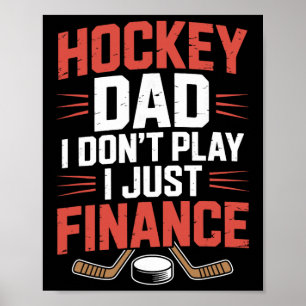 Vater Spieler, Hockey Dad ich spiele nicht, ich fi Poster