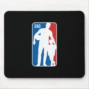 Vater Sport Logo Skizze Vater Sohn Silhouette Vate Mousepad