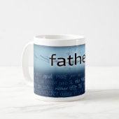 "Vater - Sprachen Kaffeetasse (Vorderseite Links)